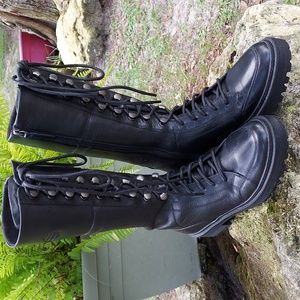 HARLEY-DAVIDSON #D84744 DALWOOD 12 INCH LACE BOOT